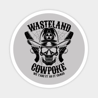 Wasteland Cowpoke Nuclear Fallout Ghoul Cowboy Skull Magnet